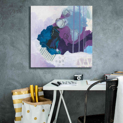 Image of 'Amethyst' by Kathy Ferguson, Canvas Wall Art,26 x 26