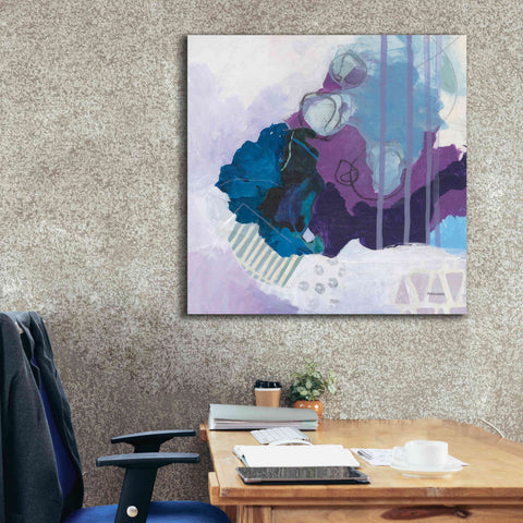 Image of 'Amethyst' by Kathy Ferguson, Canvas Wall Art,37 x 37