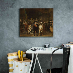 'The Night Watch' by Rembrandt, Canvas Wall Art,24 x 20