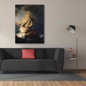 'The Storm on the Sea of Galilee' by Rembrandt, Canvas Wall Art,40 x 54