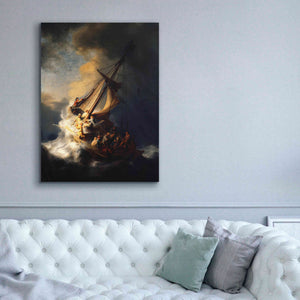 'The Storm on the Sea of Galilee' by Rembrandt, Canvas Wall Art,40 x 54