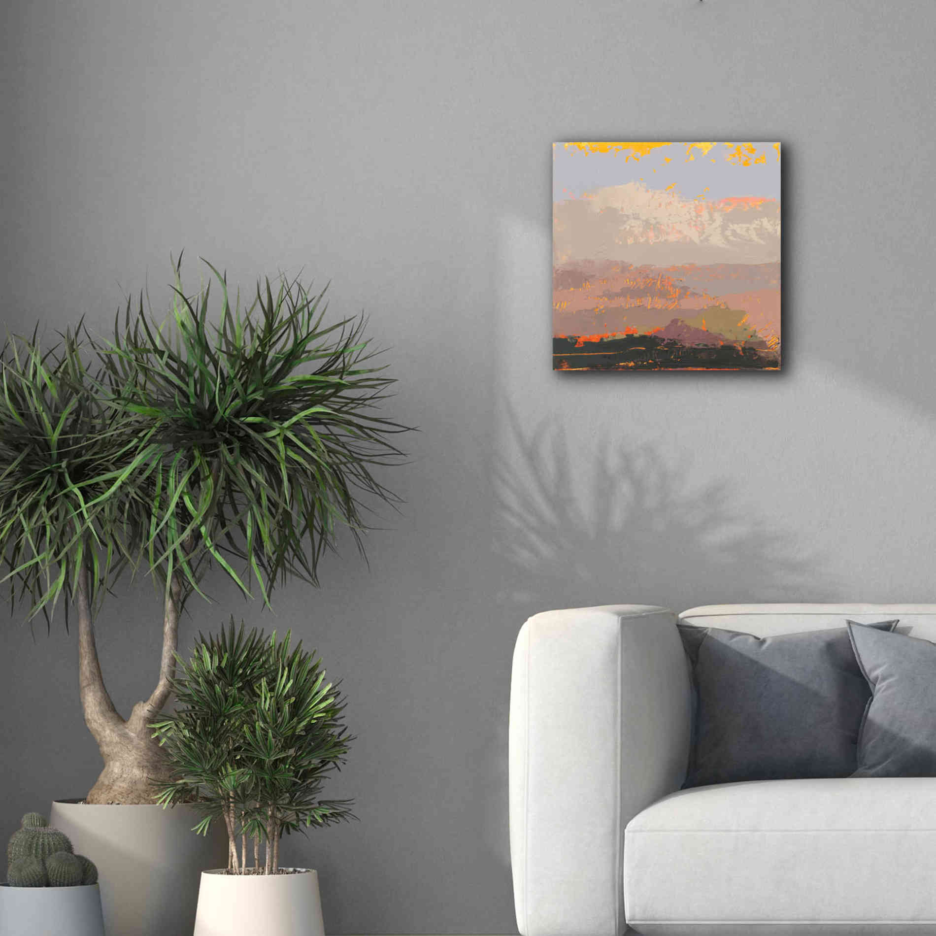 'Soft Day I' by Grainne Dowling, Canvas Wall Art,18 x 18