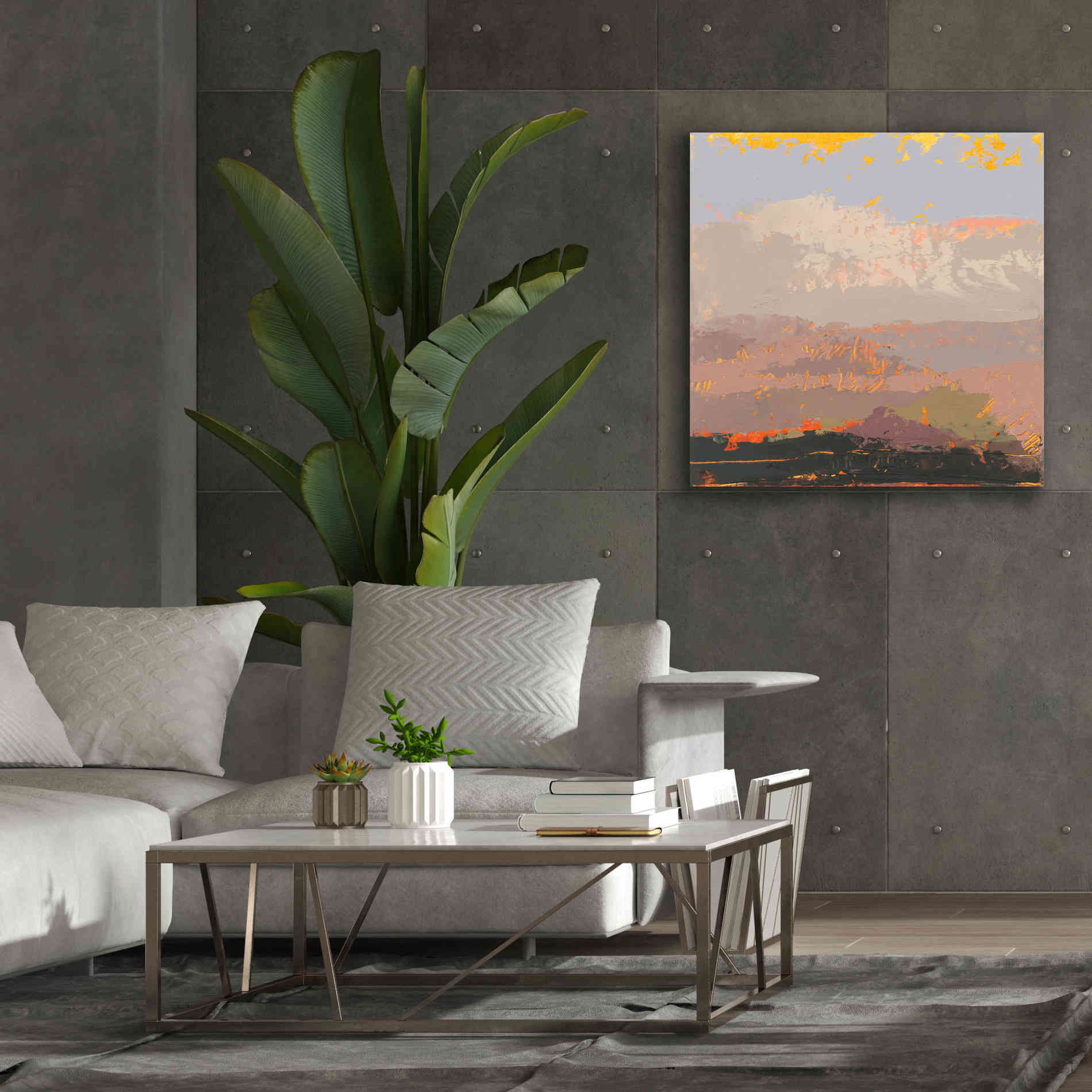 'Soft Day I' by Grainne Dowling, Canvas Wall Art,37 x 37