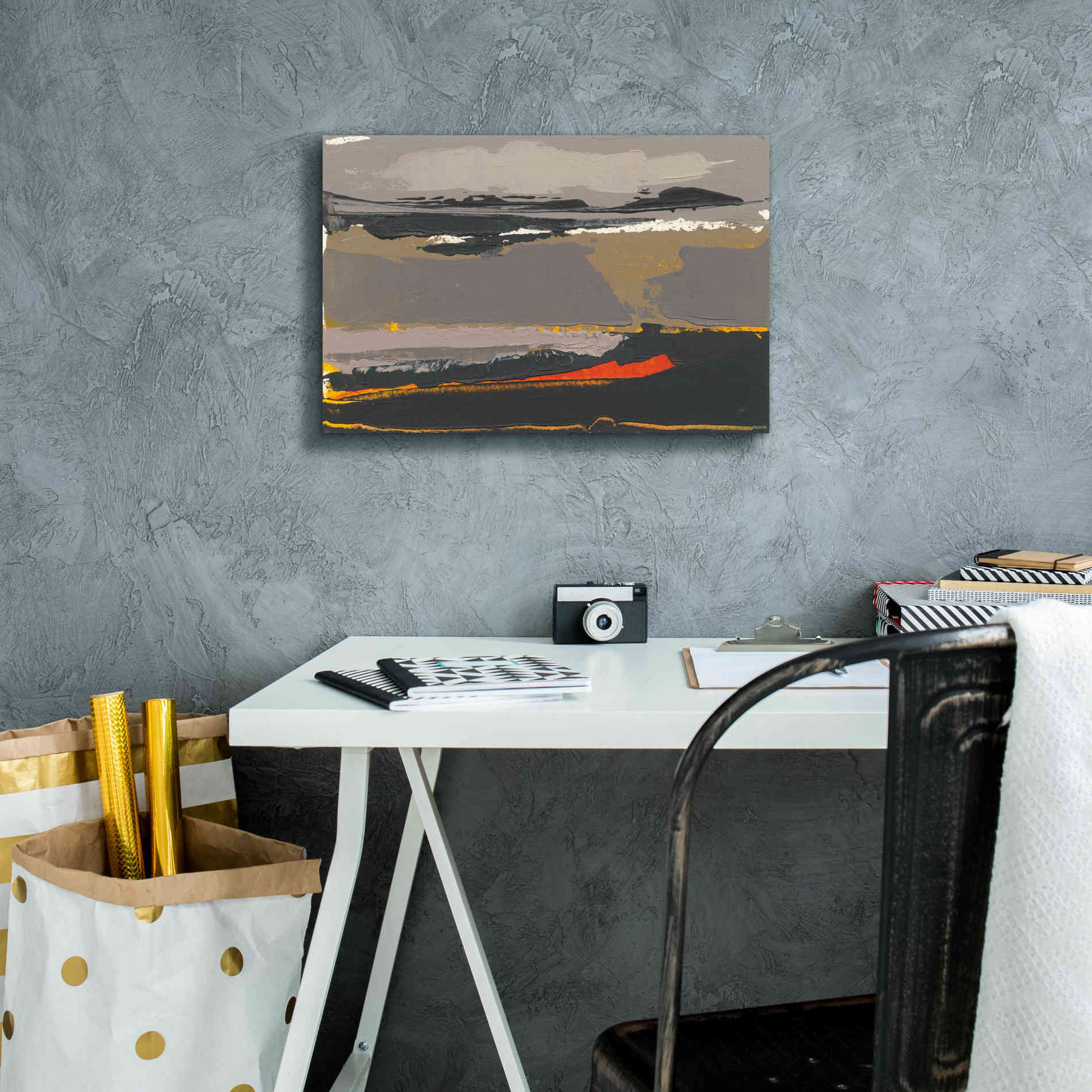 'Ceide Study II' by Grainne Dowling, Canvas Wall Art,18 x 12