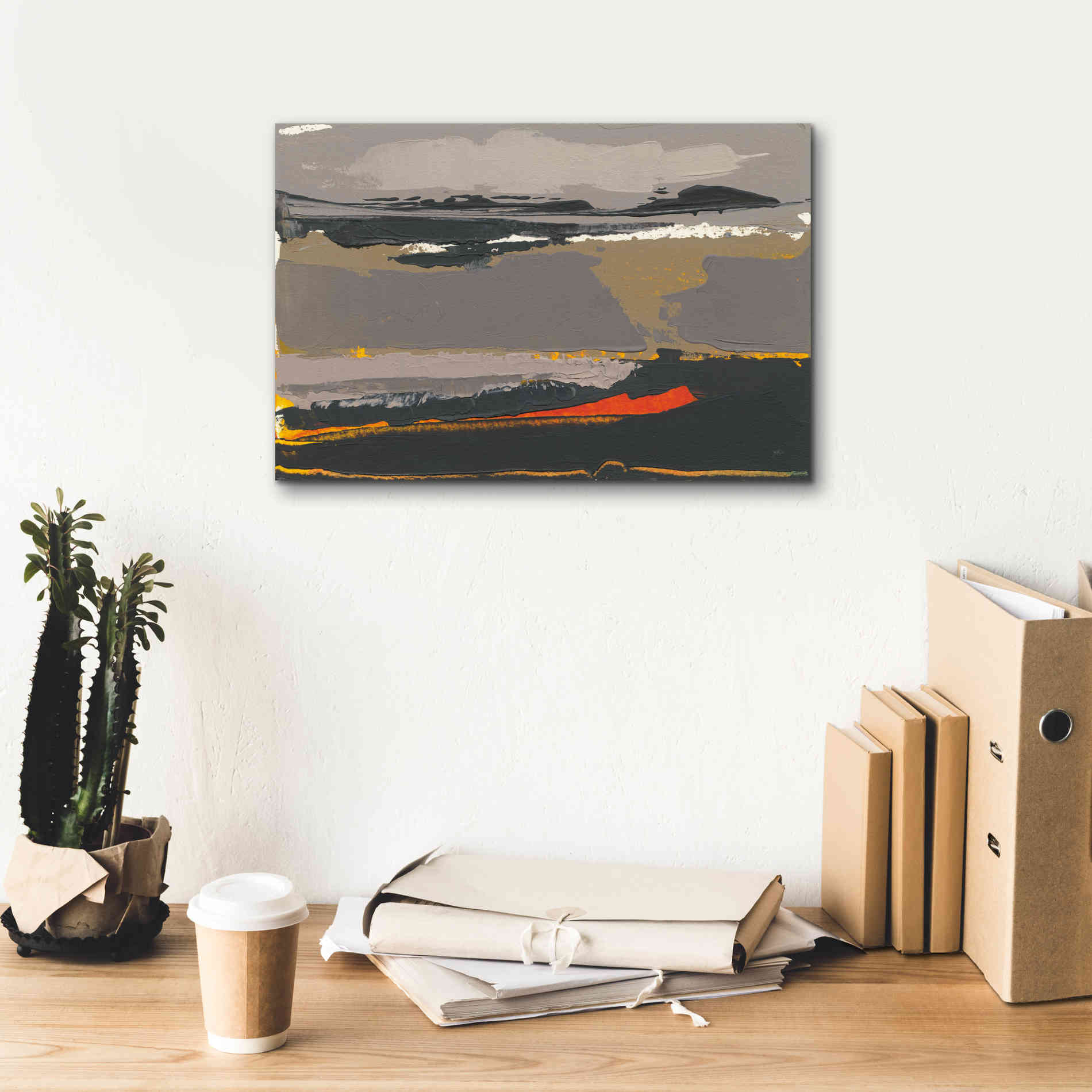 'Ceide Study II' by Grainne Dowling, Canvas Wall Art,18 x 12