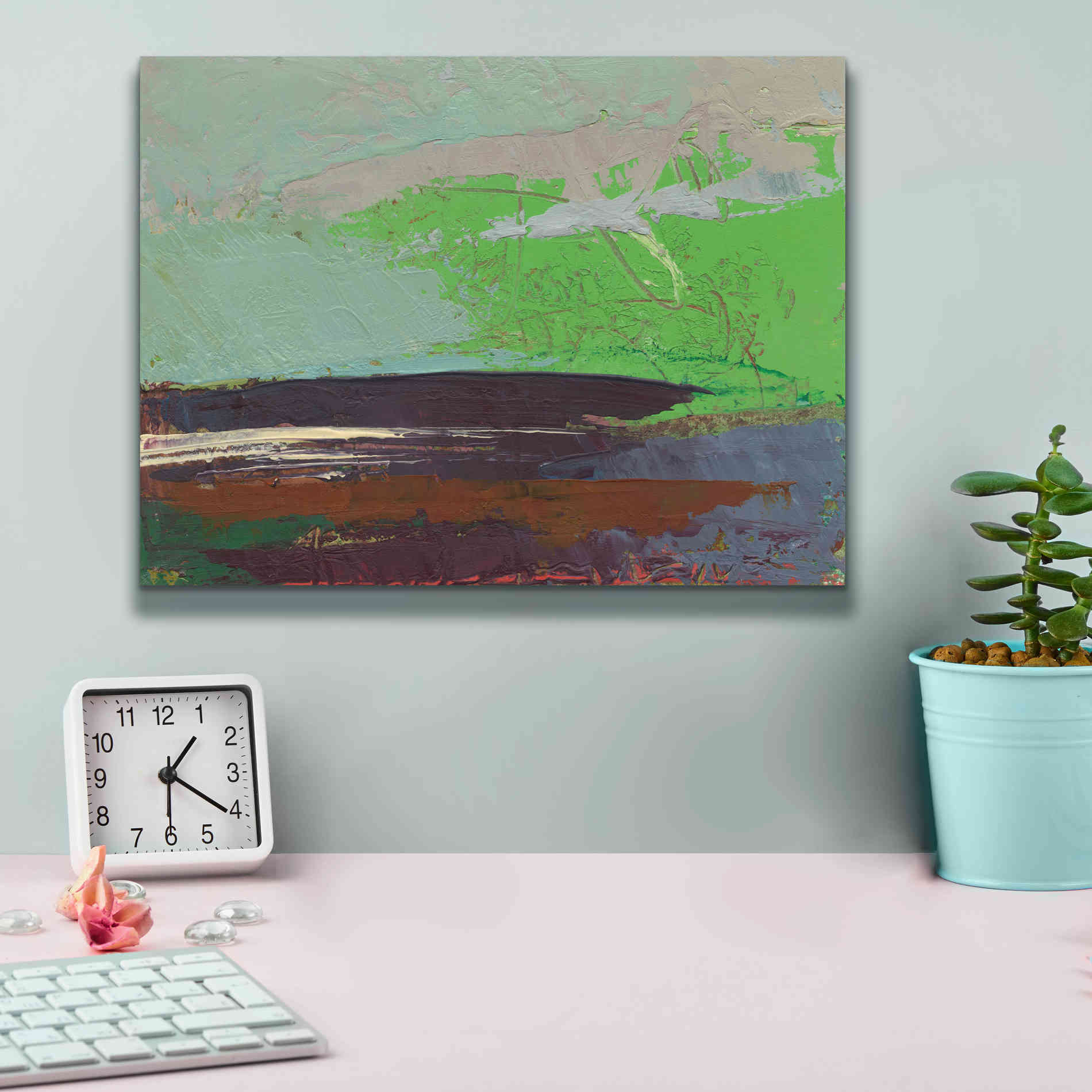 'Ceide Study XIII' by Grainne Dowling, Canvas Wall Art,16 x 12