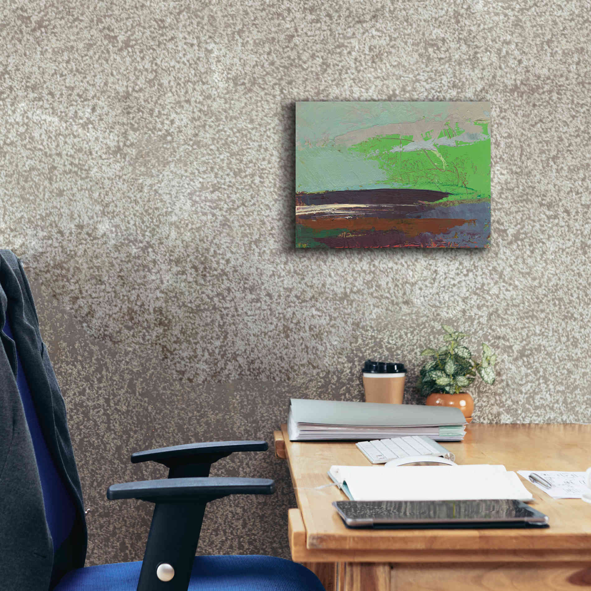 'Ceide Study XIII' by Grainne Dowling, Canvas Wall Art,16 x 12