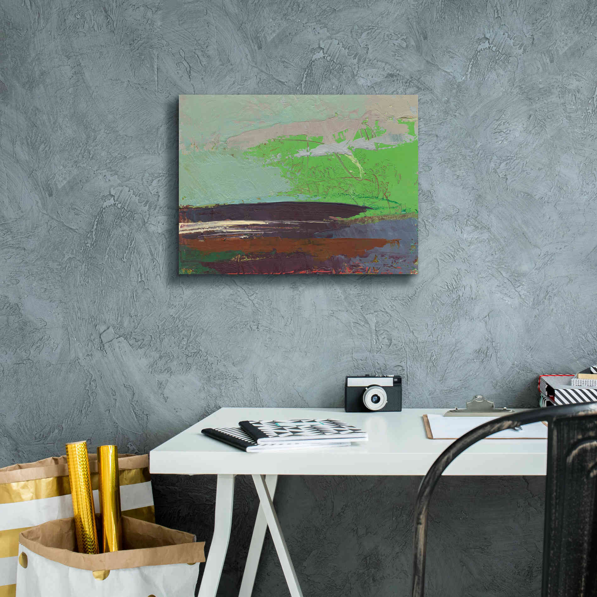 'Ceide Study XIII' by Grainne Dowling, Canvas Wall Art,16 x 12