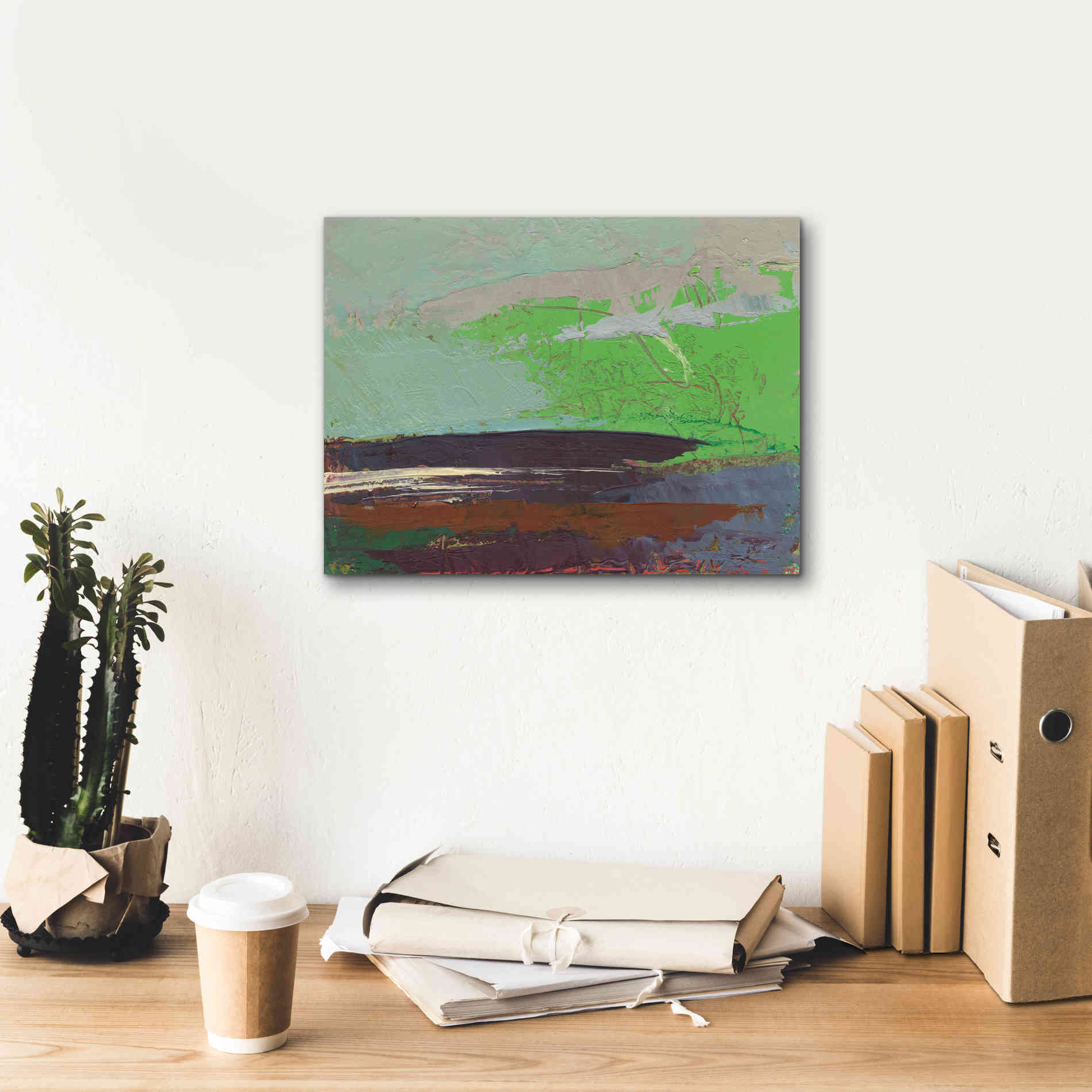 'Ceide Study XIII' by Grainne Dowling, Canvas Wall Art,16 x 12