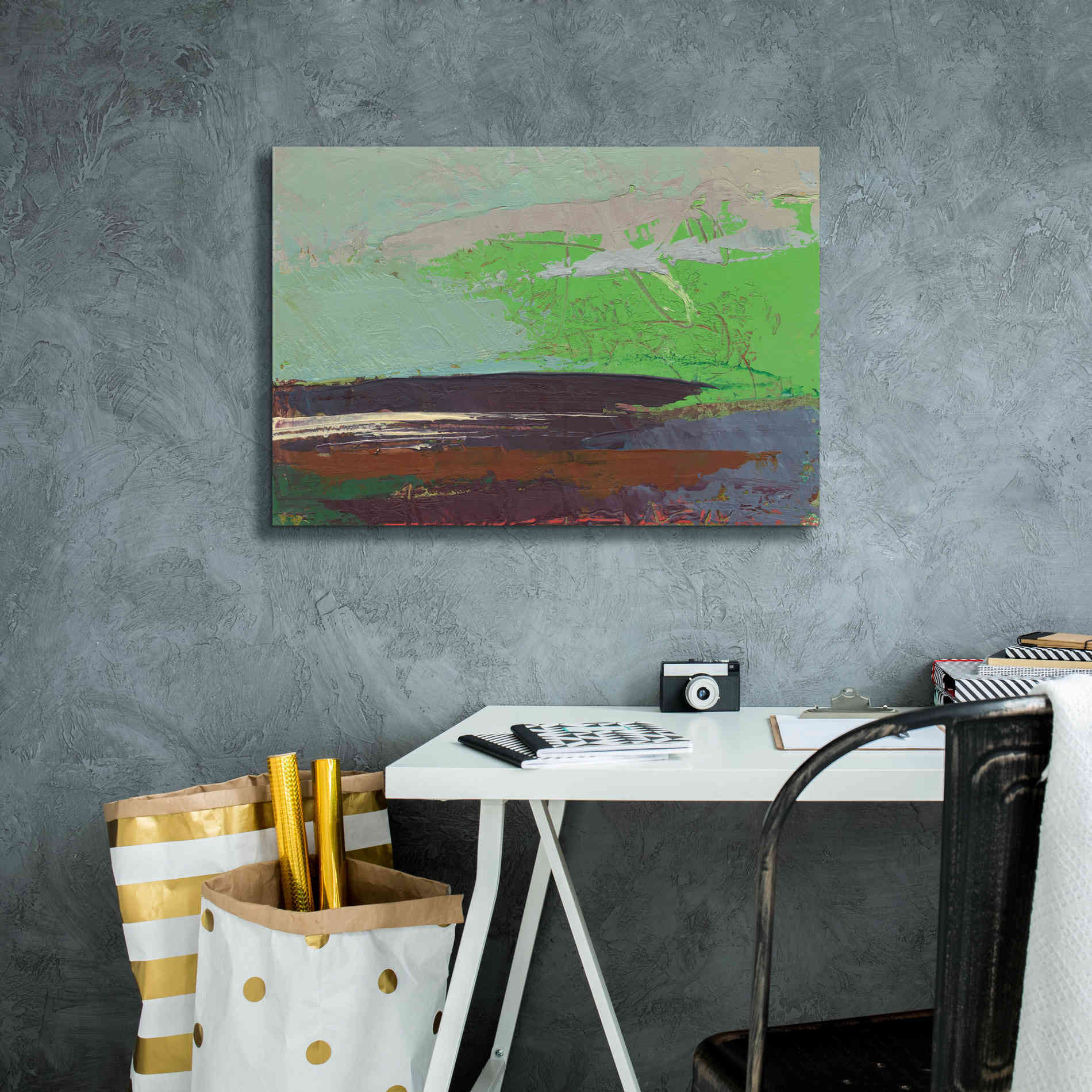 'Ceide Study XIII' by Grainne Dowling, Canvas Wall Art,26 x 18