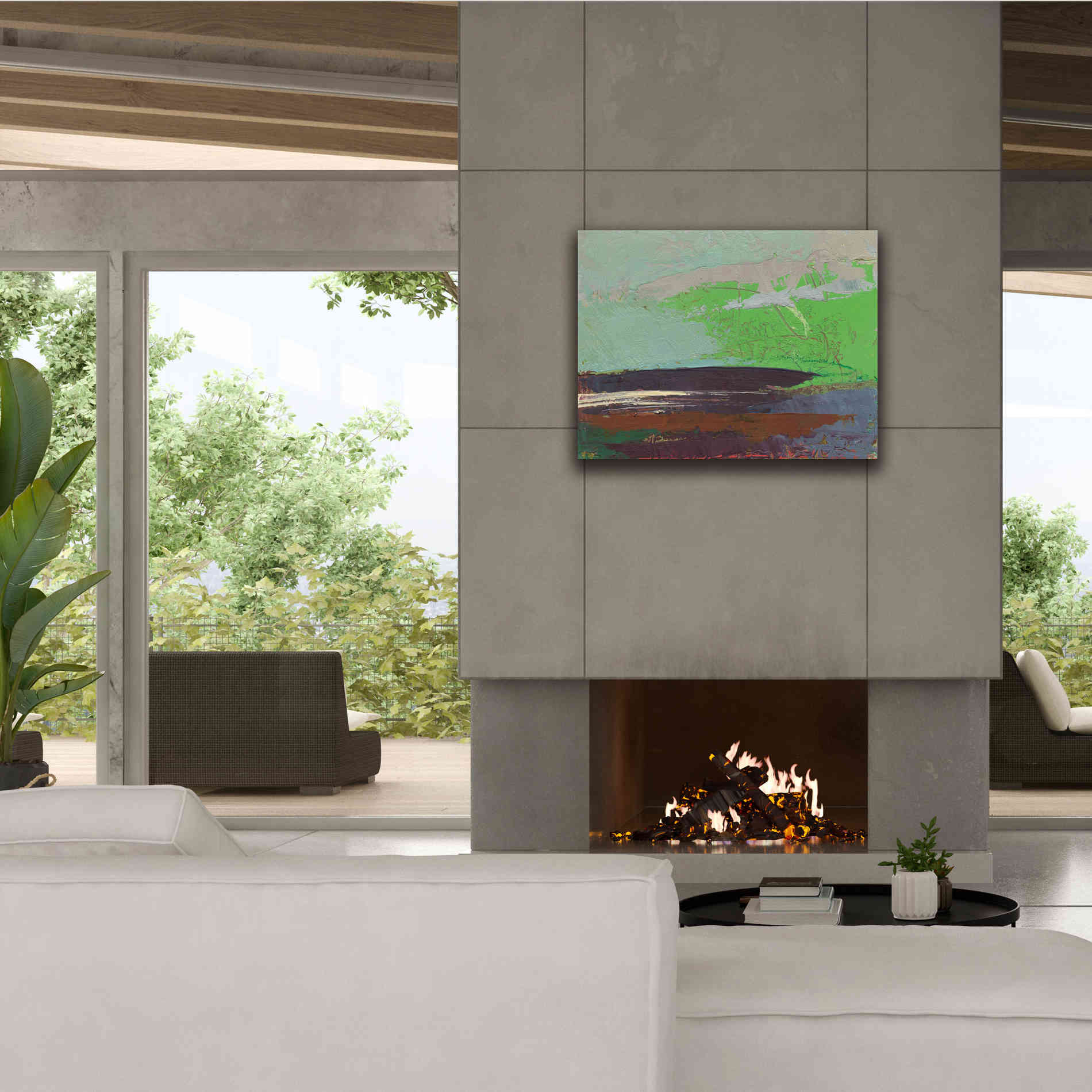 'Ceide Study XIII' by Grainne Dowling, Canvas Wall Art,34 x 26
