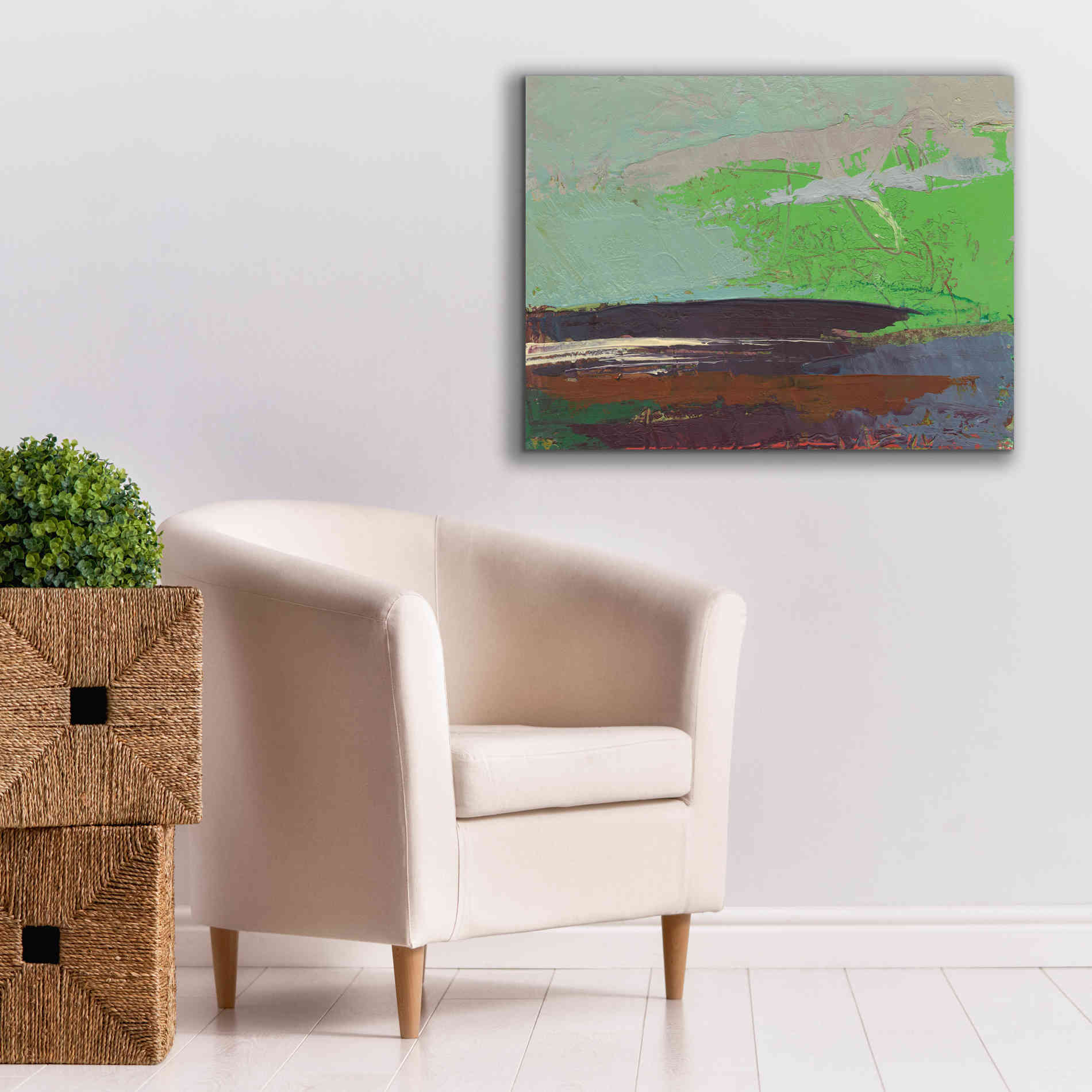 'Ceide Study XIII' by Grainne Dowling, Canvas Wall Art,34 x 26