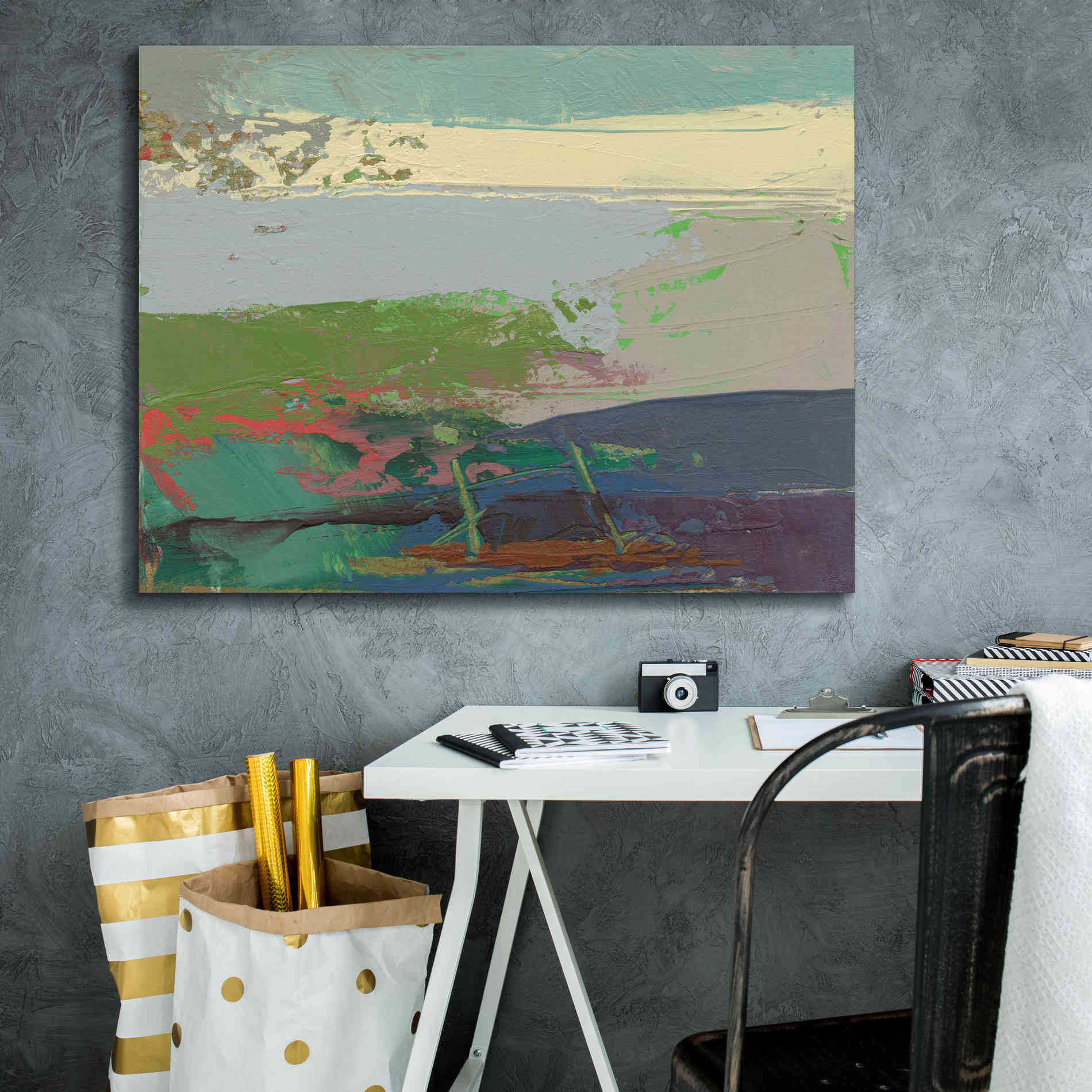 'Ceide Study XIV' by Grainne Dowling, Canvas Wall Art,34 x 26
