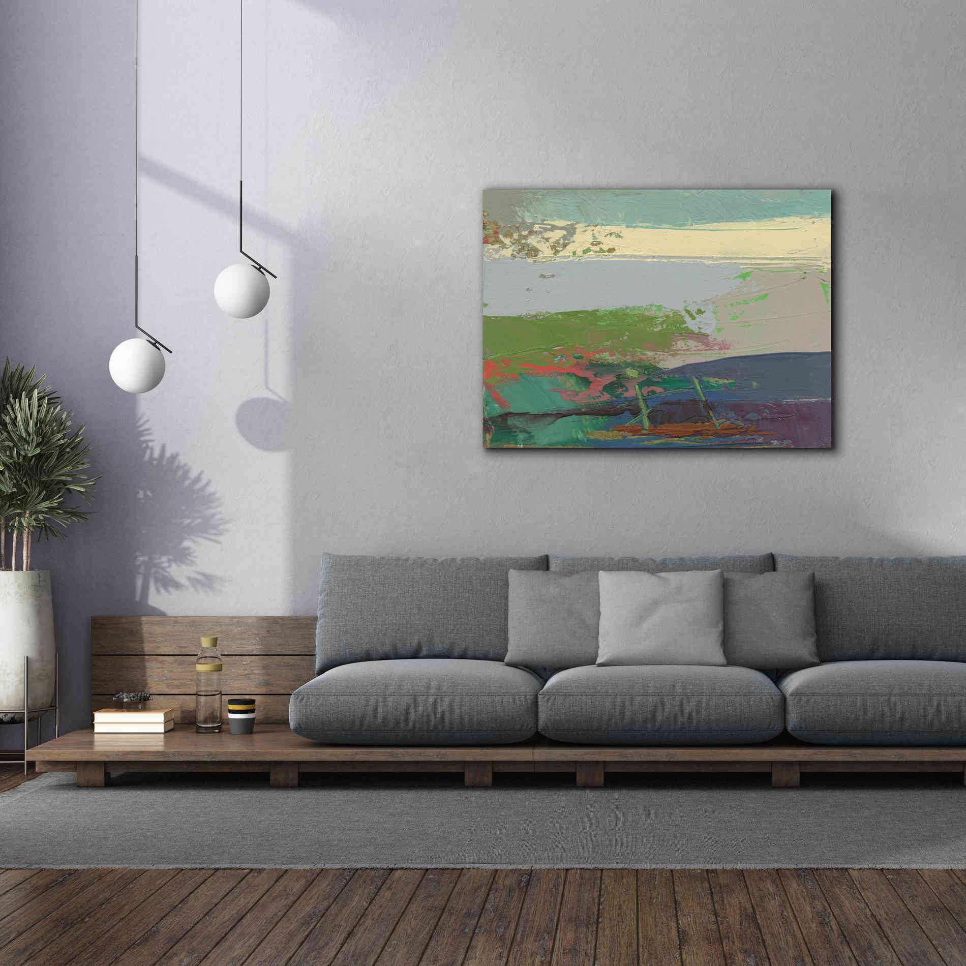 'Ceide Study XIV' by Grainne Dowling, Canvas Wall Art,54 x 40