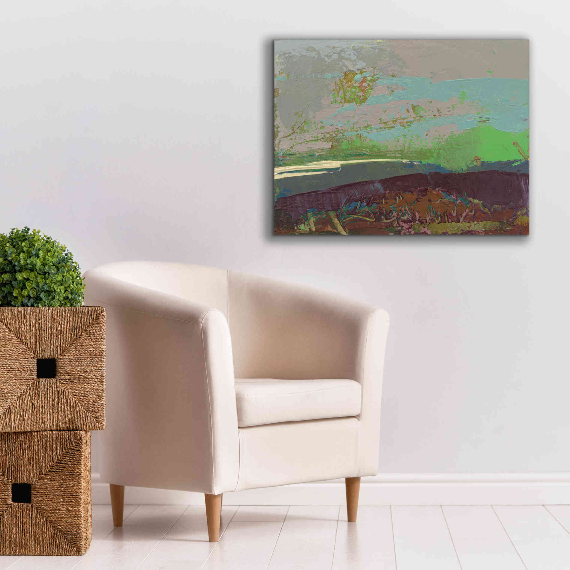 'Ceide Study XVI' by Grainne Dowling, Canvas Wall Art,34 x 26