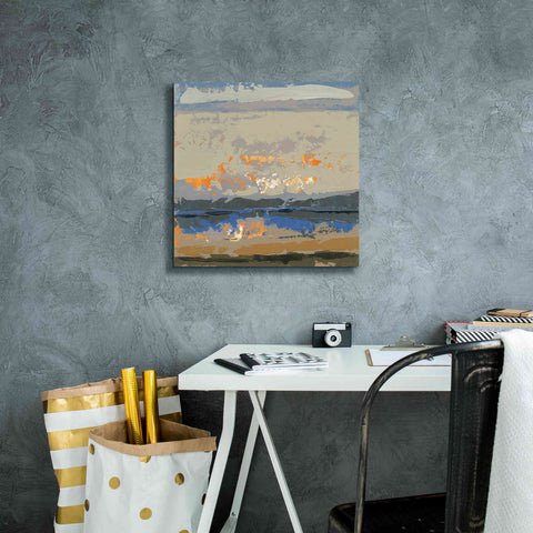Image of 'Evening Killala Bay' by Grainne Dowling, Canvas Wall Art,18 x 18