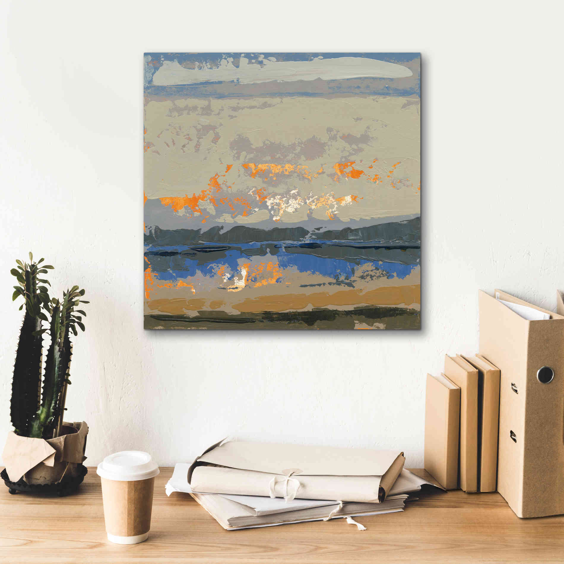 'Evening Killala Bay' by Grainne Dowling, Canvas Wall Art,18 x 18