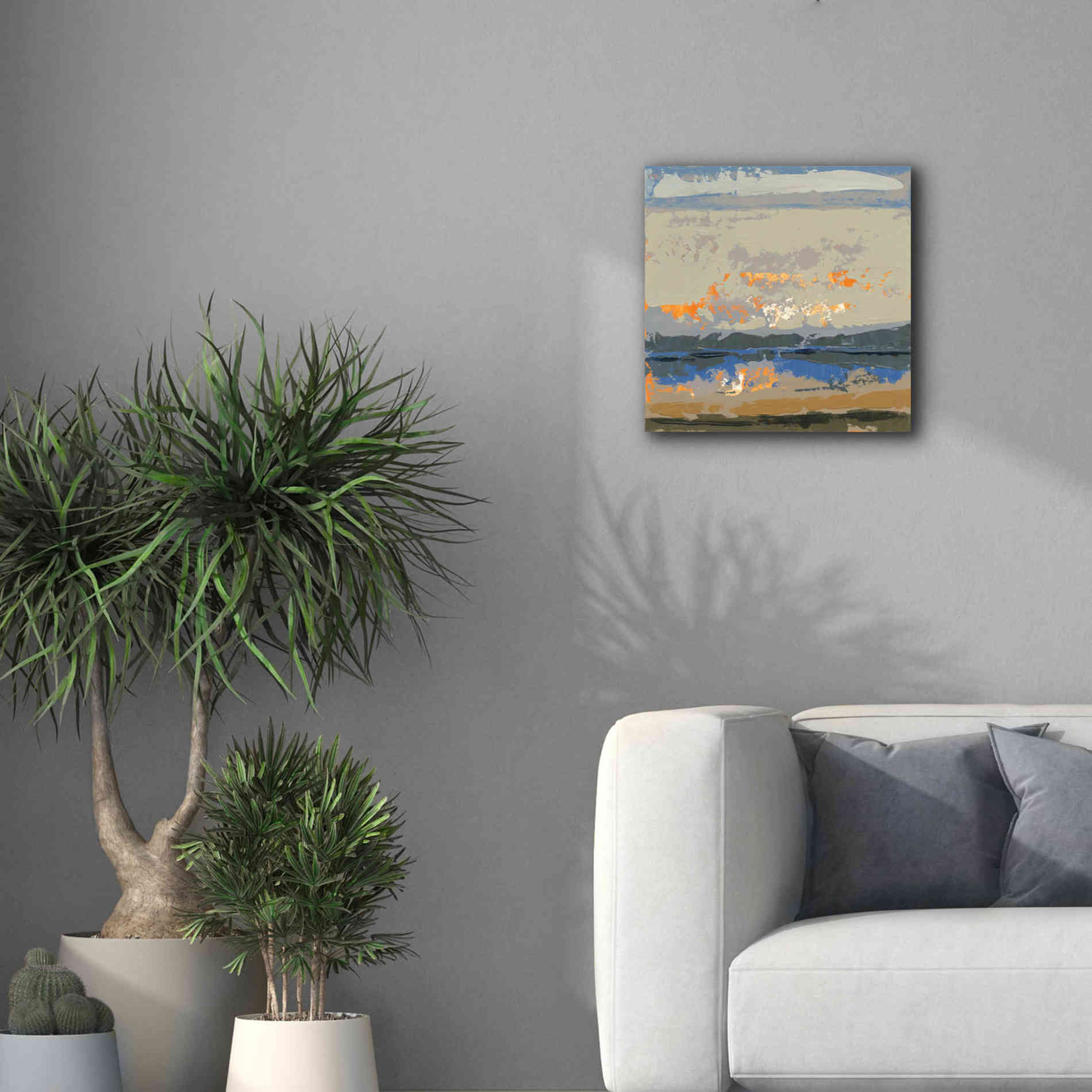 'Evening Killala Bay' by Grainne Dowling, Canvas Wall Art,18 x 18