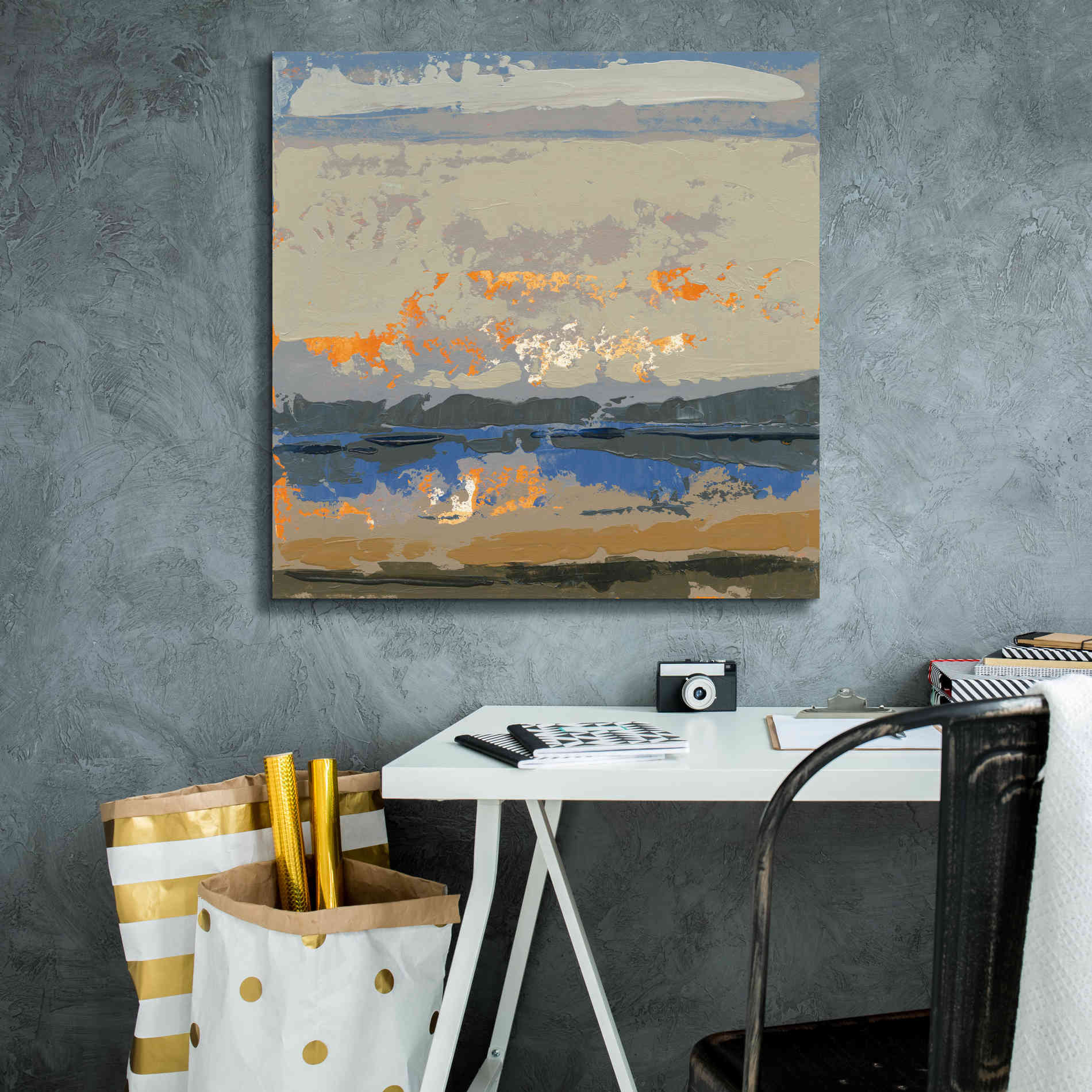 'Evening Killala Bay' by Grainne Dowling, Canvas Wall Art,26 x 26
