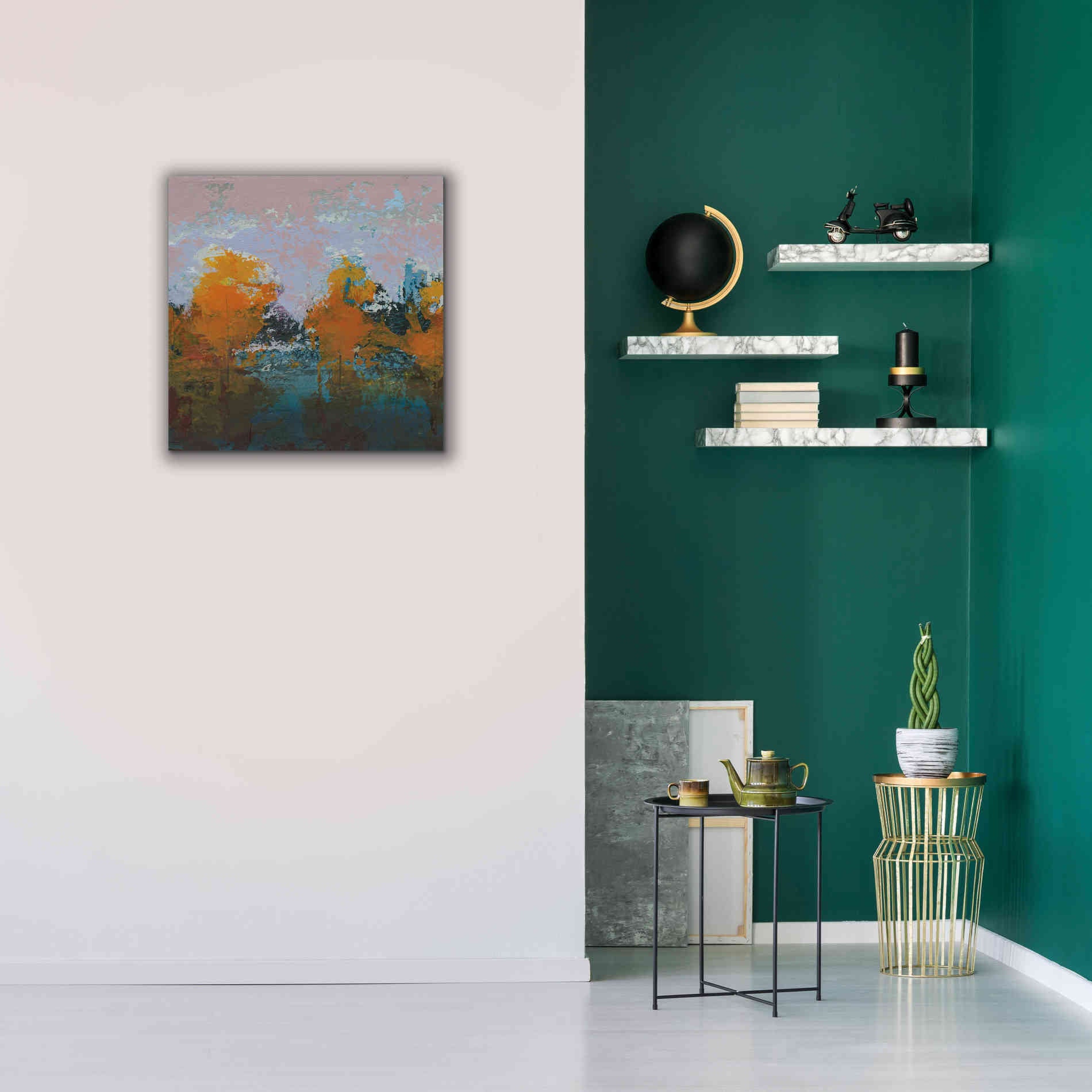 'Blackrath' by Grainne Dowling, Canvas Wall Art,26 x 26