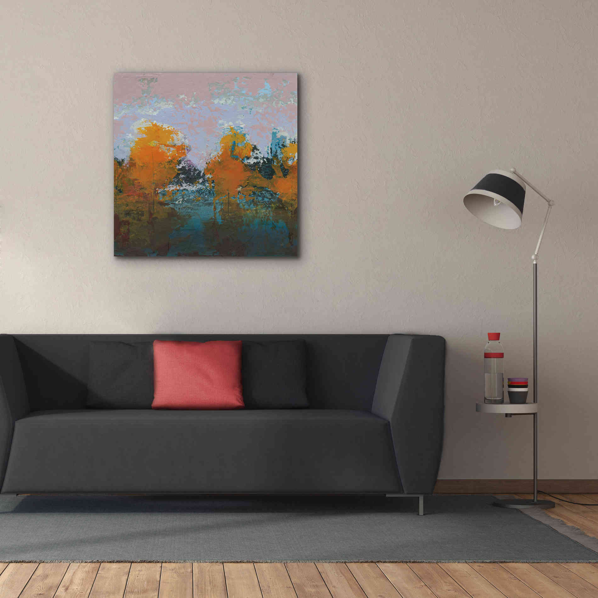 'Blackrath' by Grainne Dowling, Canvas Wall Art,37 x 37