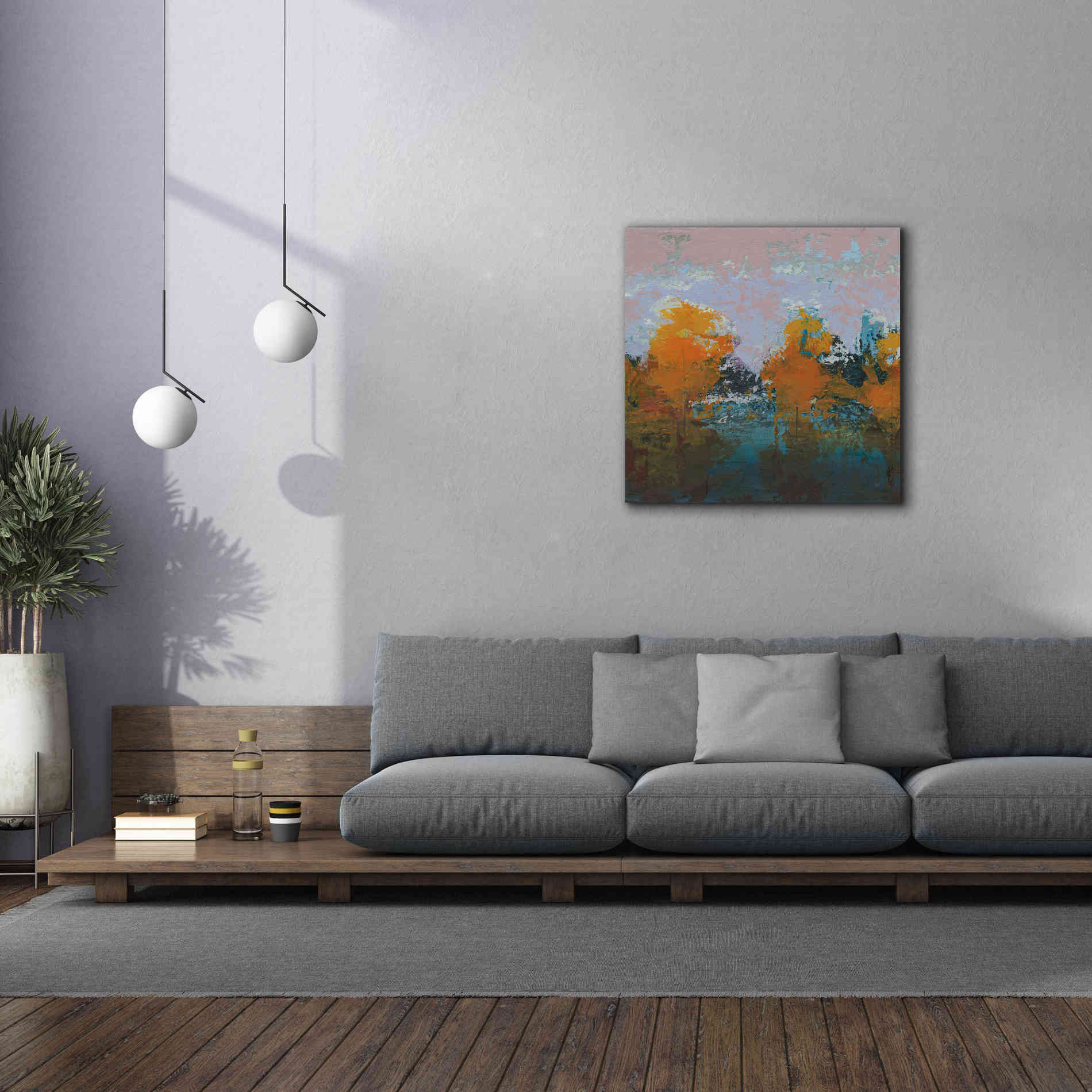'Blackrath' by Grainne Dowling, Canvas Wall Art,37 x 37