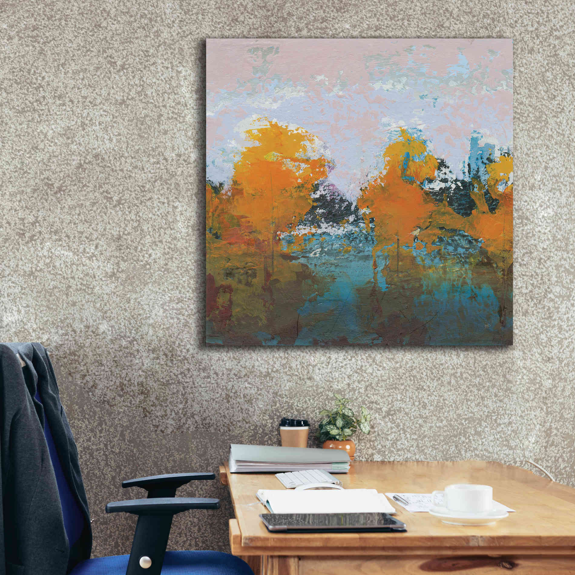 'Blackrath Light' by Grainne Dowling, Canvas Wall Art,37 x 37