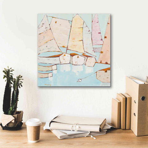 Image of 'Moored' by Phyllis Adams, Canvas Wall Art,18 x 18
