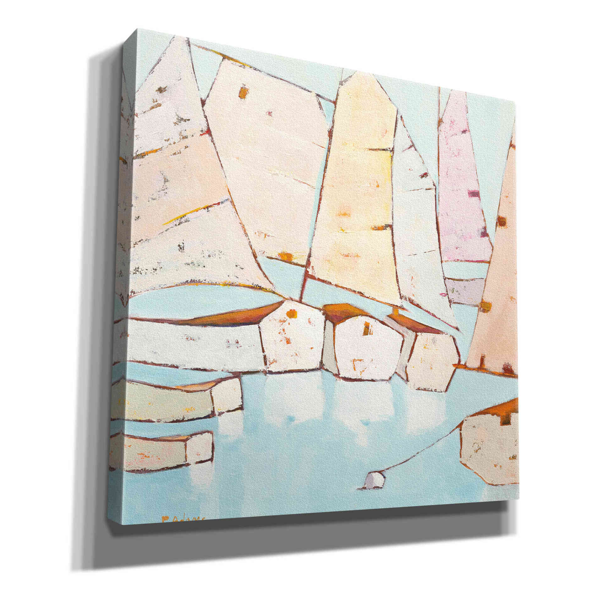 'Moored' by Phyllis Adams, Canvas Wall Art