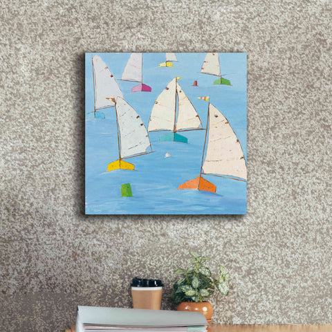 Image of 'Regatta V' by Phyllis Adams, Canvas Wall Art,18 x 18