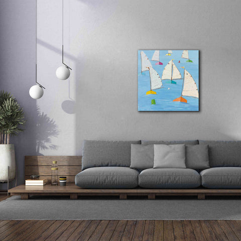 Image of 'Regatta V' by Phyllis Adams, Canvas Wall Art,37 x 37