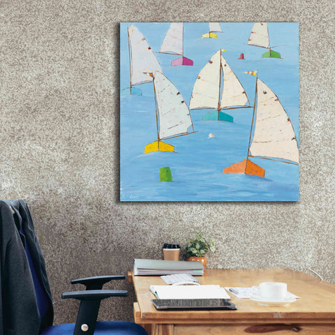Image of 'Regatta V' by Phyllis Adams, Canvas Wall Art,37 x 37