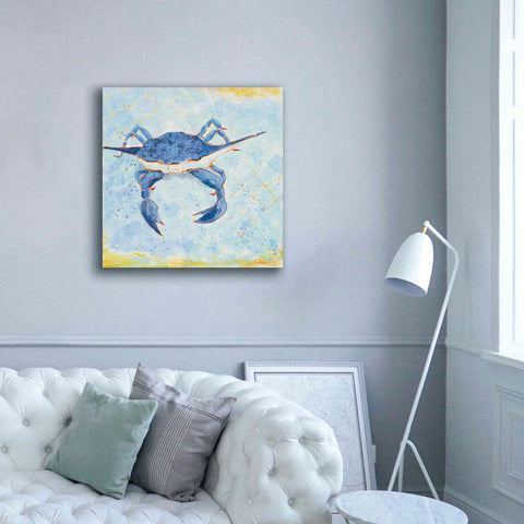 Image of 'Blue Crab VI' by Phyllis Adams, Canvas Wall Art,37 x 37