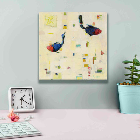 Image of 'One Fish Two Fish' by Phyllis Adams, Canvas Wall Art,12 x 12