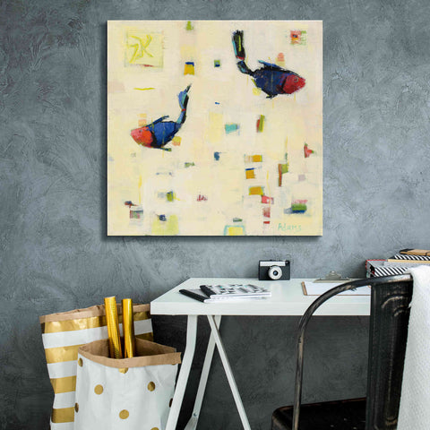 Image of 'One Fish Two Fish' by Phyllis Adams, Canvas Wall Art,26 x 26