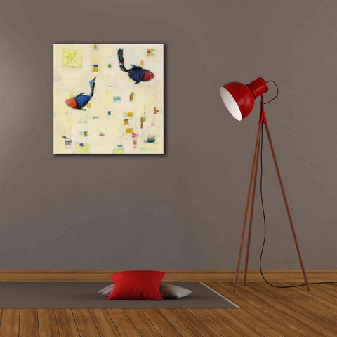 Image of 'One Fish Two Fish' by Phyllis Adams, Canvas Wall Art,26 x 26