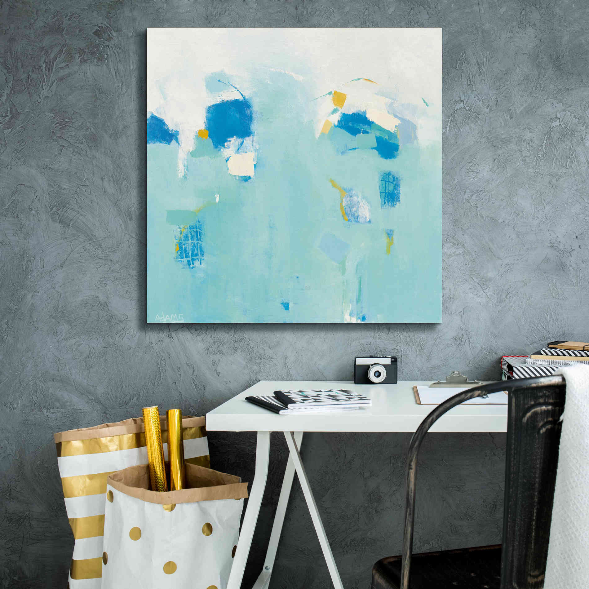 'Splash' by Phyllis Adams, Canvas Wall Art,26 x 26