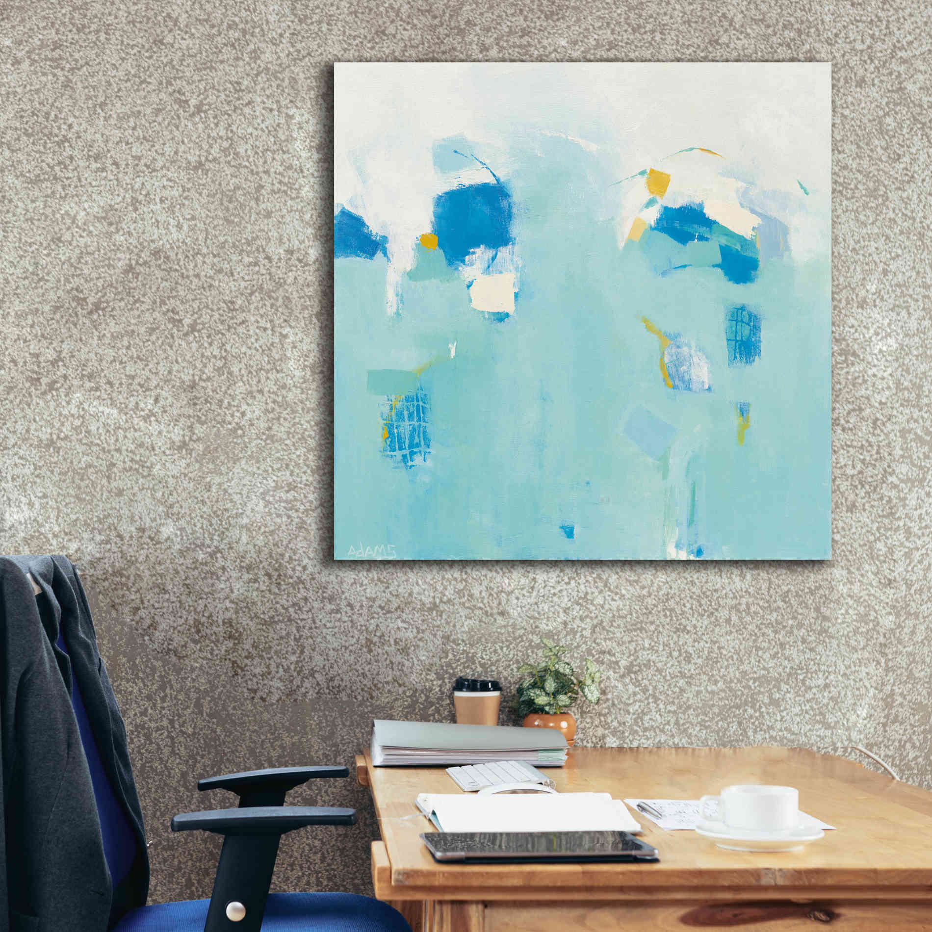 'Splash' by Phyllis Adams, Canvas Wall Art,37 x 37