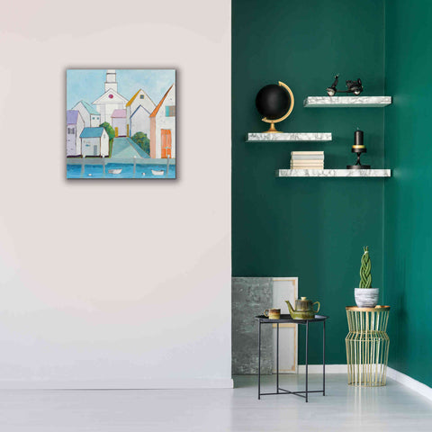 Image of 'Harbor Town III' by Phyllis Adams, Canvas Wall Art,26 x 26