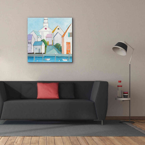 Image of 'Harbor Town III' by Phyllis Adams, Canvas Wall Art,37 x 37