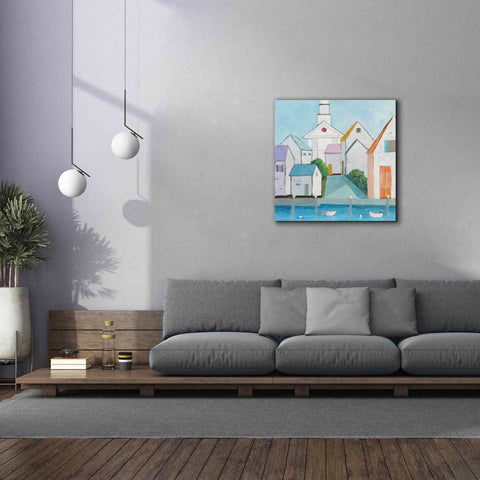Image of 'Harbor Town III' by Phyllis Adams, Canvas Wall Art,37 x 37