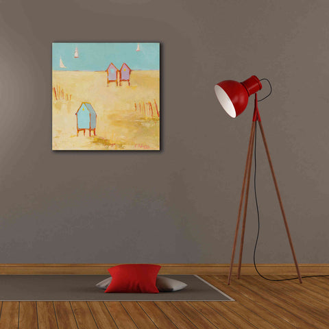 Image of 'Cabanas' by Phyllis Adams, Canvas Wall Art,26 x 26