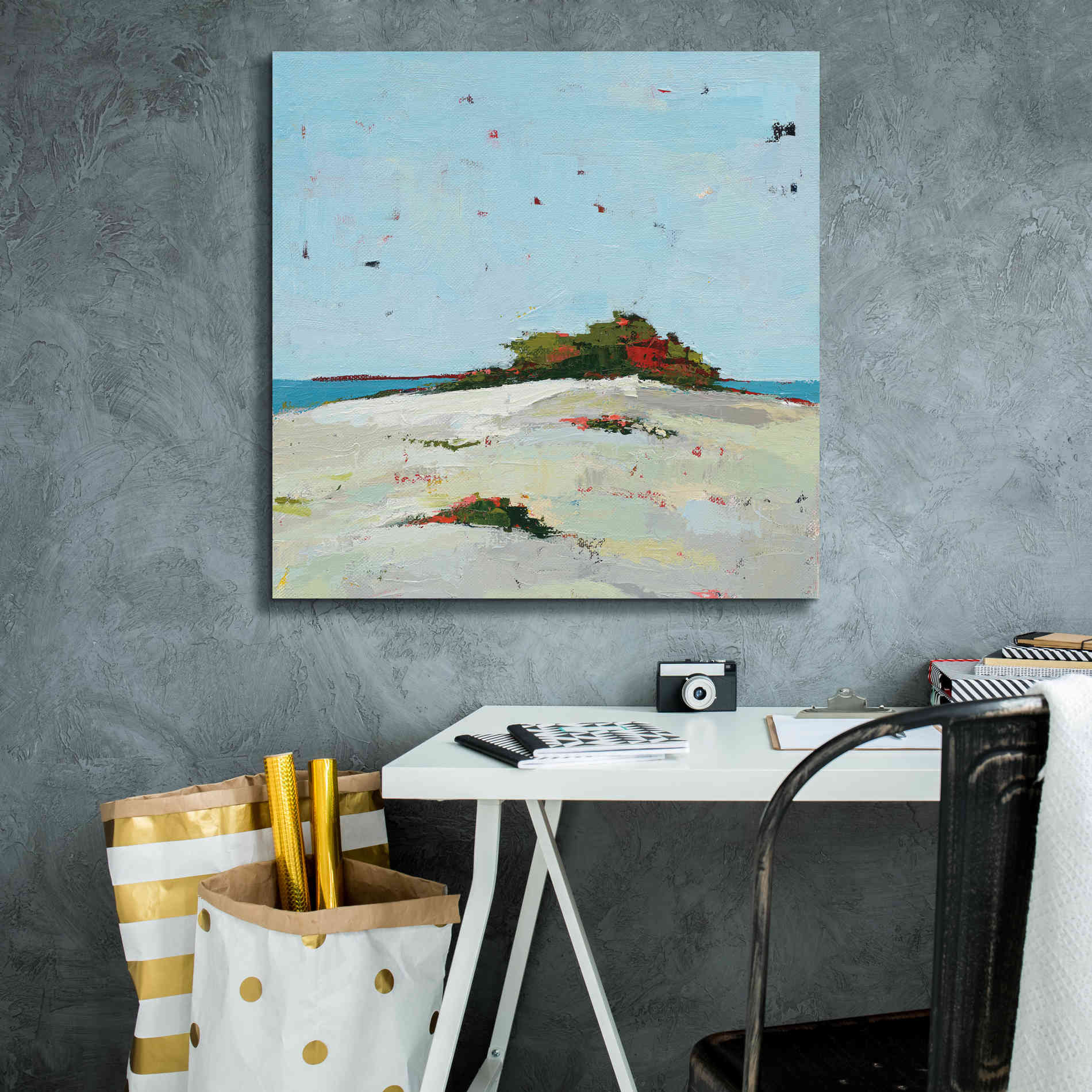 'Splash Pink' by Phyllis Adams, Canvas Wall Art,26 x 26