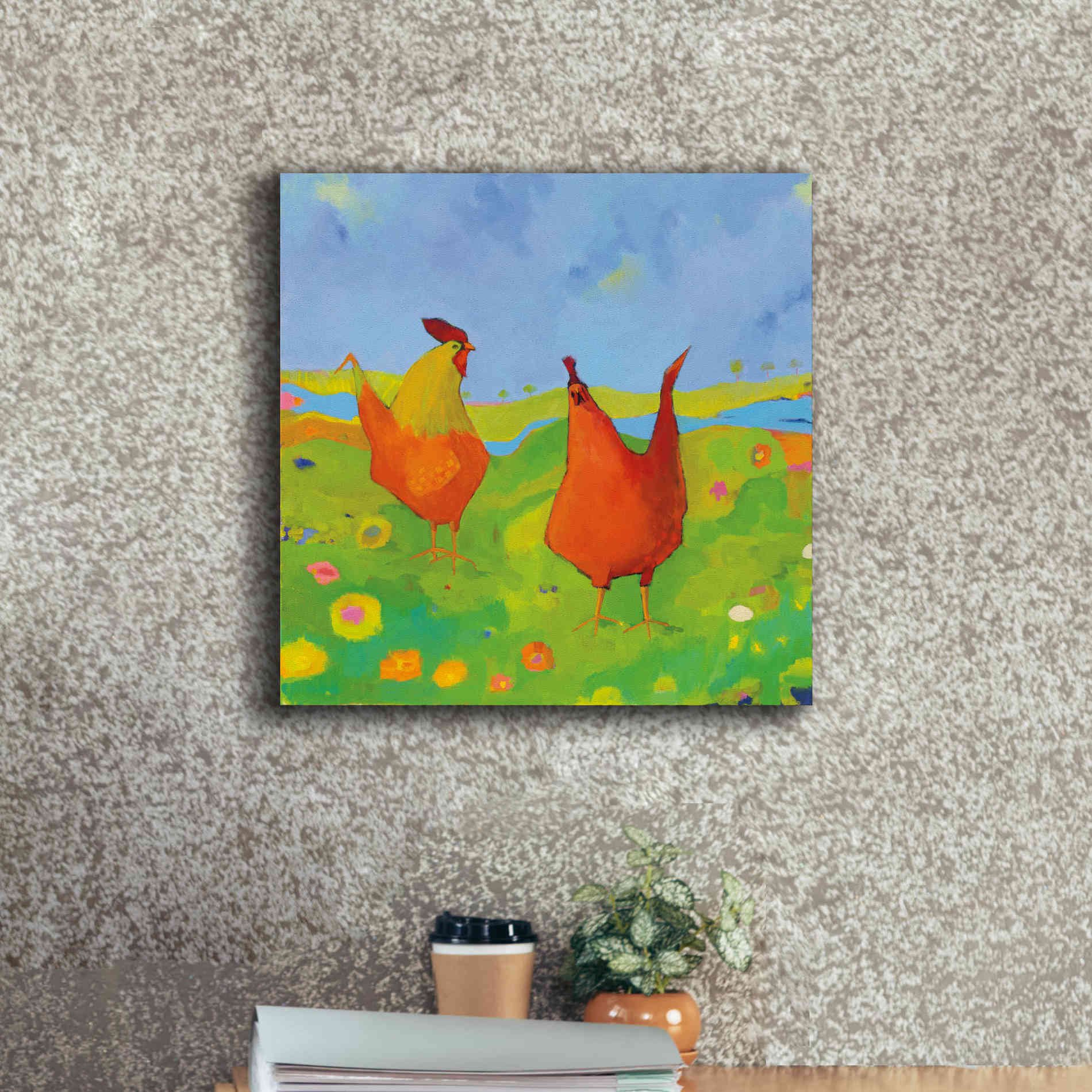 'Spring has Sprung' by Phyllis Adams, Canvas Wall Art,18 x 18
