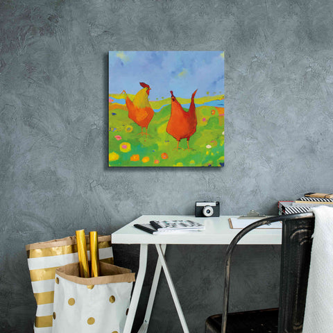Image of 'Spring has Sprung' by Phyllis Adams, Canvas Wall Art,18 x 18