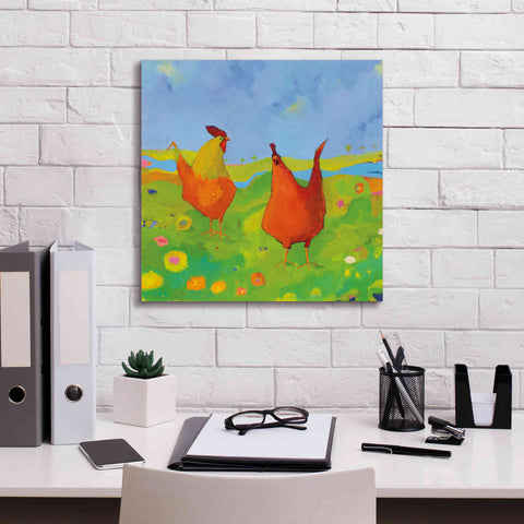 Image of 'Spring has Sprung' by Phyllis Adams, Canvas Wall Art,18 x 18