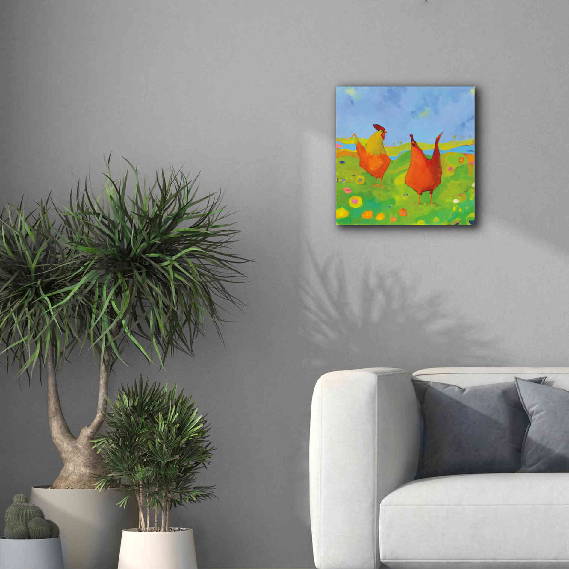 'Spring has Sprung' by Phyllis Adams, Canvas Wall Art,18 x 18