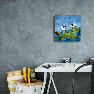 'Two Sheep' by Phyllis Adams, Canvas Wall Art,12 x 12