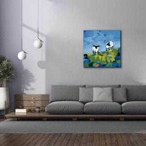 'Two Sheep' by Phyllis Adams, Canvas Wall Art,37 x 37