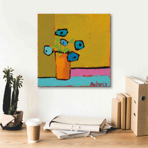 'Orange Vase' by Phyllis Adams, Canvas Wall Art,18 x 18